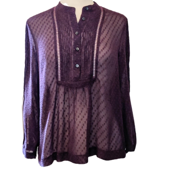 Madewell Tops - Madewell Wine color for top, size M ,